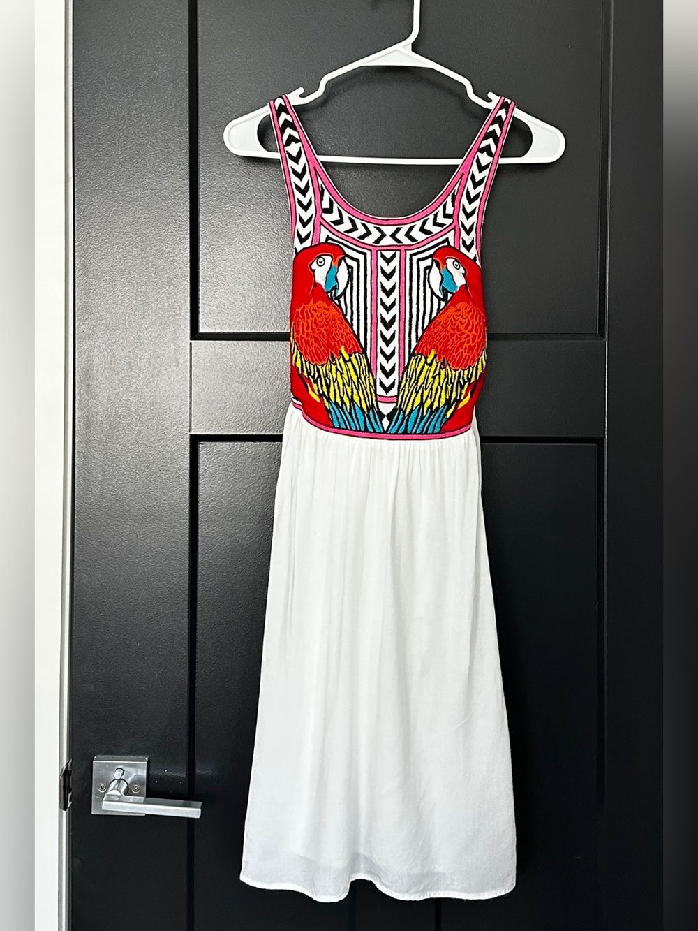 🦜Mara Hoffman Parrots Dress, Sz S Absolutely Stunning, Unique, Eye-Catching